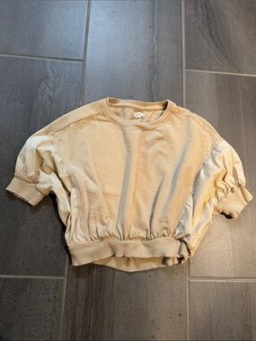 Women’s Tan Short Sleeve Top